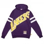 Los Angeles Lakers Mitchell & Ness Big Face 2.0 Substantial duks sa kapuljačom