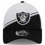 Las Vegas Raiders New Era 9FORTY NFL Sideline 2023 Stretch Snap kačket