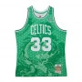 Larry Bird 33 Boston Celtics 1985-86 Mitchell and Ness Asian Heritage 6.0 Fashion Swingman Jersey