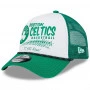 Boston Celtics New Era 9FORTY A-Frame Trucker Rally Drive Cap