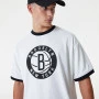 Brooklyn Nets New Era Team Logo Mesh Oversized T-Shirt