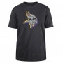 Minnesota Vikings New Era 2024 Draft Charcoal T-shirt