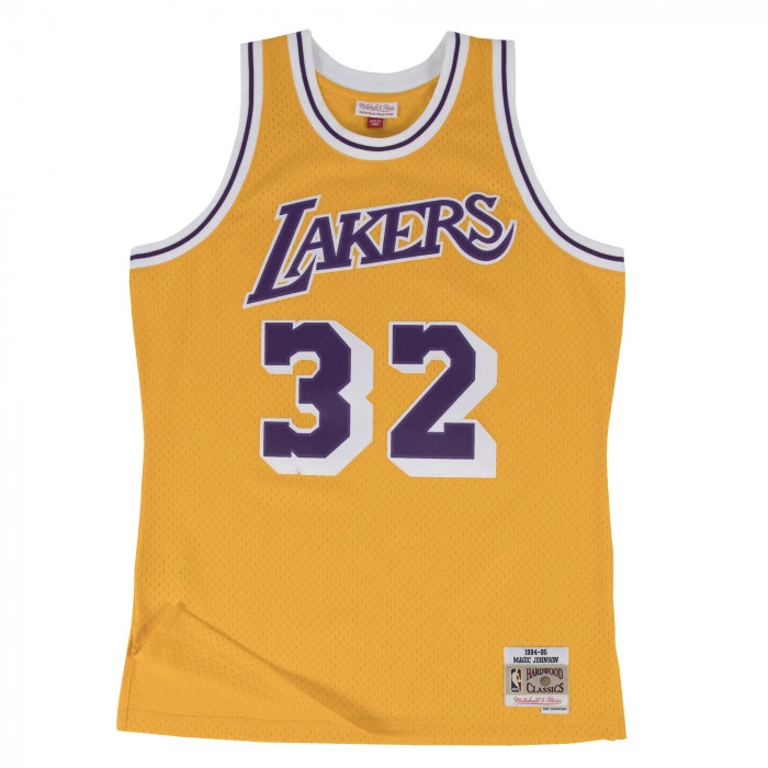 Magic Johnson 32 Los Angeles Lakers 1984-85 Mitchell & Ness Swingman Trikot