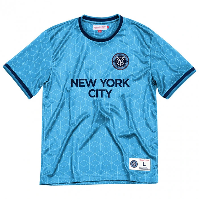 New York City FC Mitchell & Ness Equaliser Top majica 