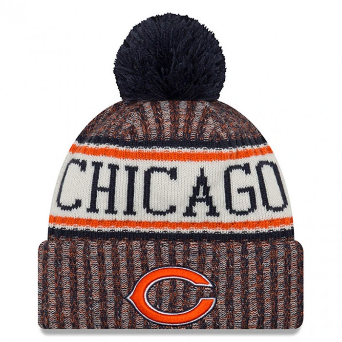 Chicago Bears New Era 2018 NFL Cold Weather Sport Knit cappello invernale