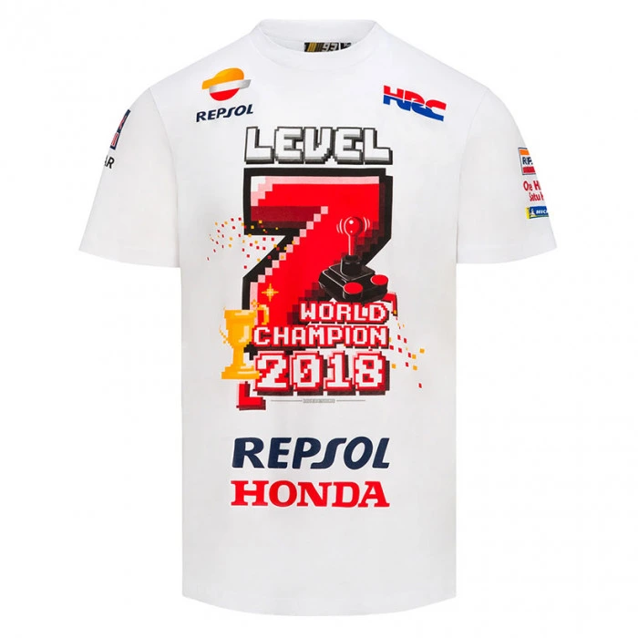 Marc Marquez MM93 World Champion 2018 T-Shirt
