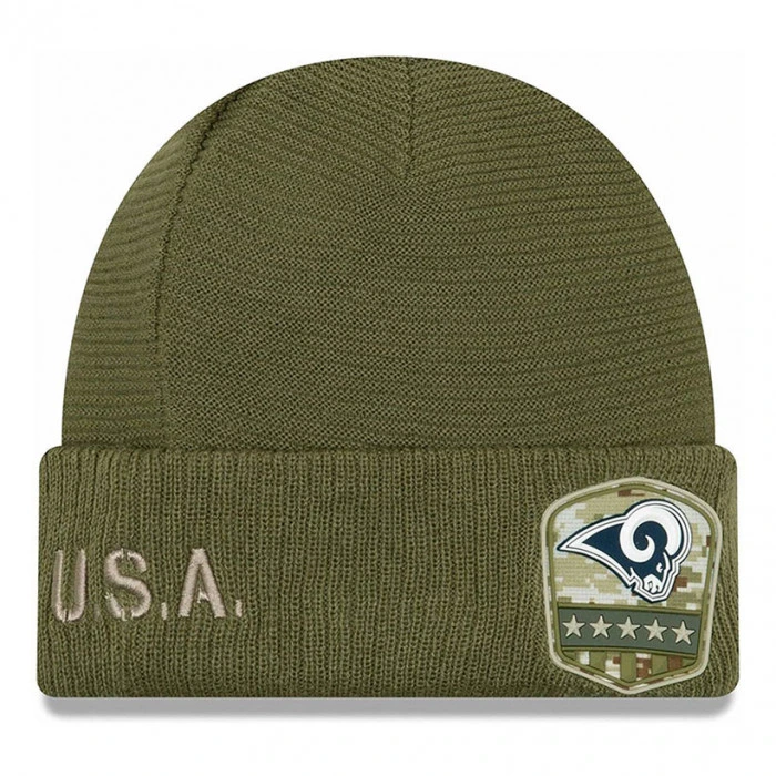 Los Angeles Rams New Era 2019 On-Field Salute to Service Beanie