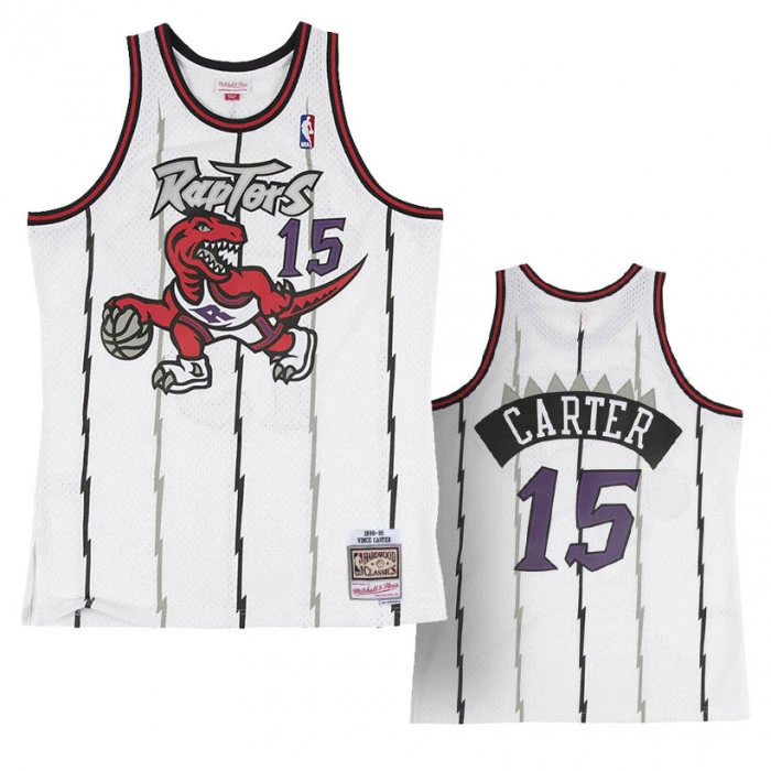 Vince Carter 15 Toronto Raptors 1998-99 Mitchell & Ness Home Swingman maglia