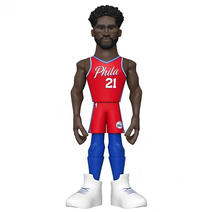 Joel Embiid 21 Philadelphia 76ers Funko Gold Premium Figur 13 cm