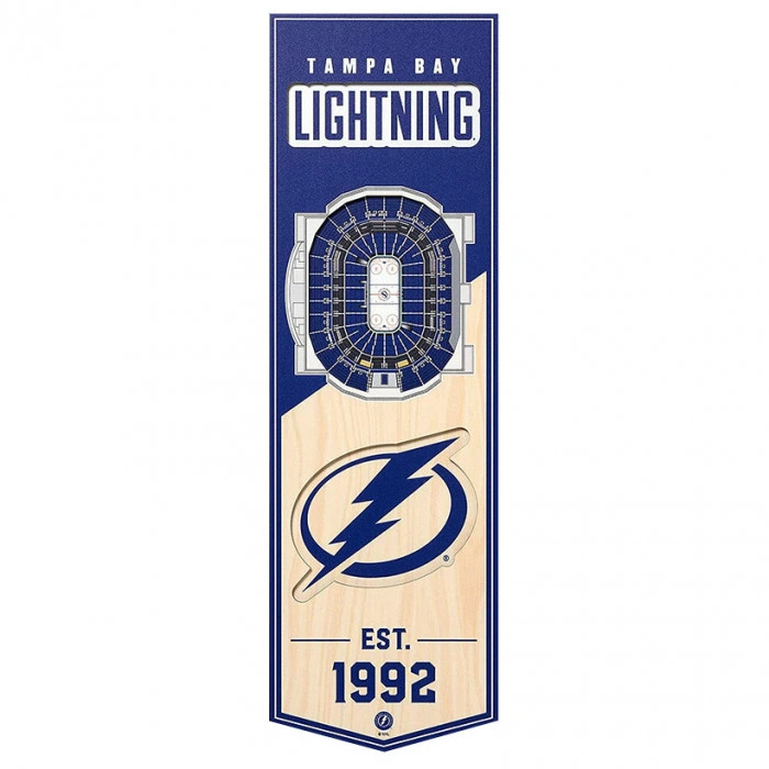 Tampa Bay Lightning 3D Stadium Banner foto