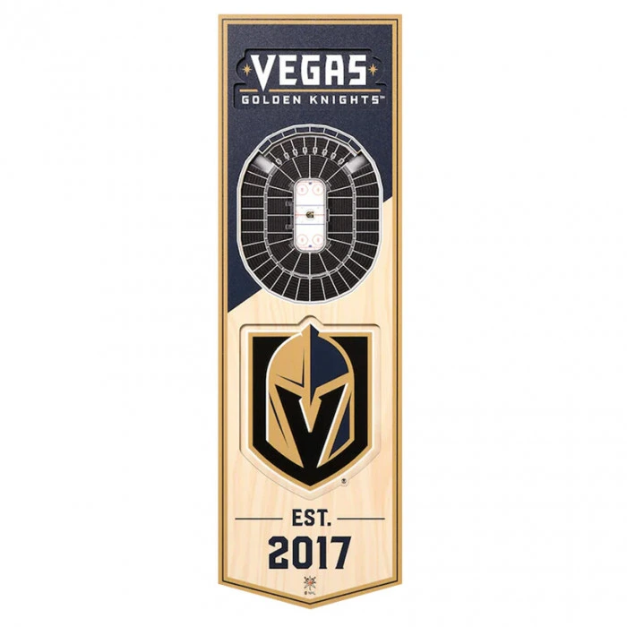 Vegas Golden Knights 3D Stadium Banner 