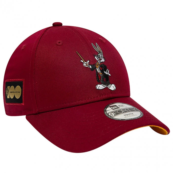 100th Anniversary Mashup Looney Tunes Harry Potter New Era 9FORTY Bugs Bunny Youth Cappellino per bambini