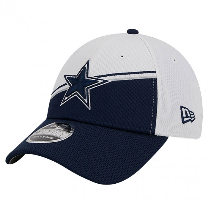 Dallas Cowboys New Era 9FORTY NFL Sideline 2023 Stretch Snap Cap