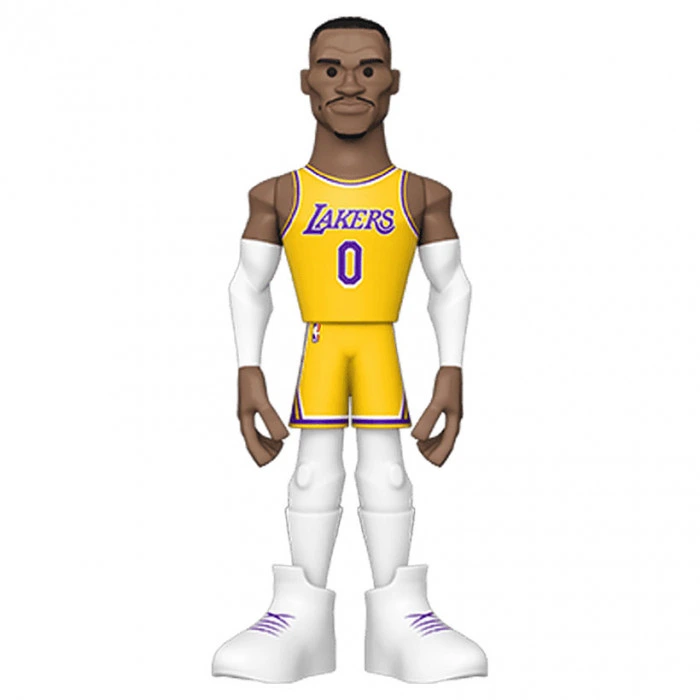 Russell Westbrook 0 Los Angeles Lakers Funko POP! Gold Premium Figurine 13 cm