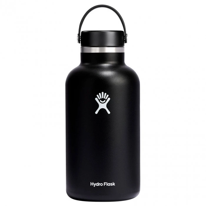 Hydro Flask 64 oz Standard Mouth Flex Cap Black Flasche 1,9 L