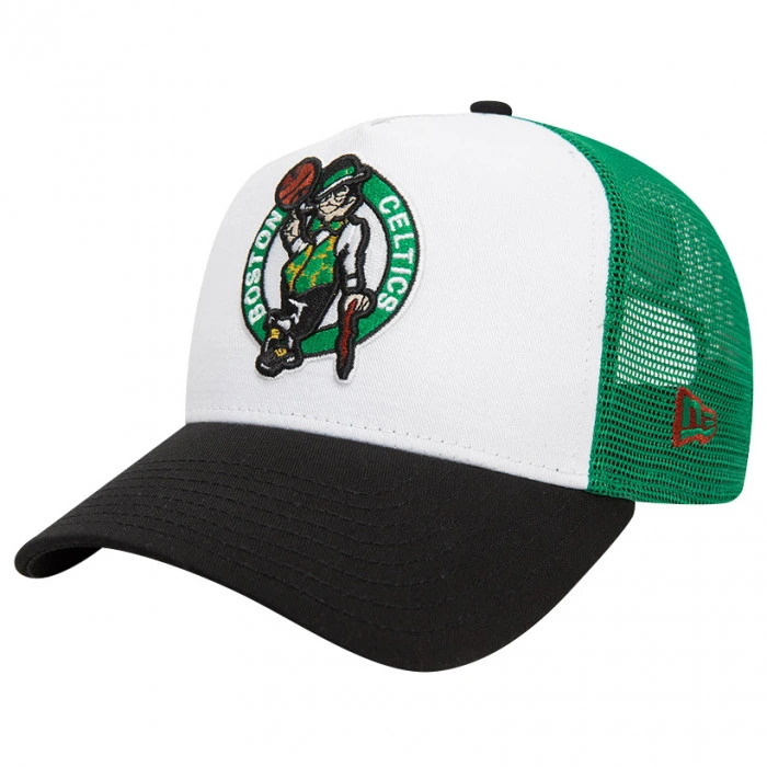 Boston Celtics New Era 9FORTY A-Frame Trucker NBA kapa