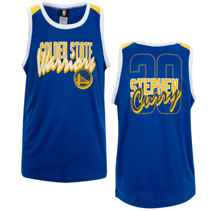 Stephen Curry 30 Golden State Warriors Crew Neck Shooter Tank Jersey
