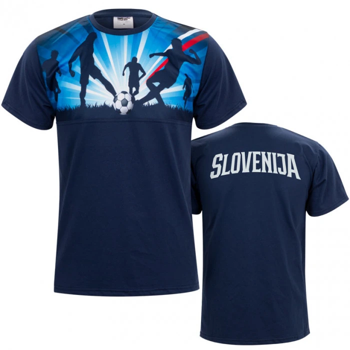 Slovenia T-shirt del tifoso Nogometna akcija 