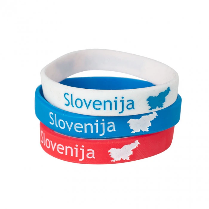 Slowenien 3x Silikon Armband