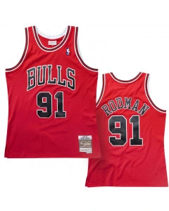 Dennis Rodman 91 Chicago Bulls 1997-98 Mitchell & Ness Swingman Trikot 