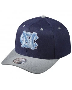 North Carolina Tar Heels Mitchell & Ness Team Logo 2-Tone 110 Flexfit cappellino