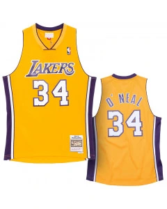 Shaquille O'Neal 34 Los Angeles Lakers 1999-00 Mitchell & Ness Swingman maglia
