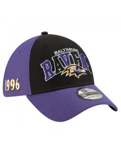 Baltimore Ravens New Era 39THIRTY 2019 NFL Official Sideline Home 1996s cappellino 