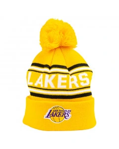 Los Angeles Lakers Cuff Pom Youth Kinder Wintermütze 58-62 cm