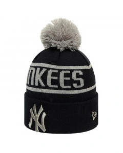 New York Yankees New Era Black Bobble zimska kapa