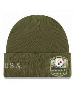 Pittsburgh Steelers New Era 2019 On-Field Salute to Service cappello invernale