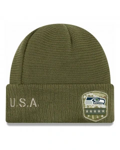 Seattle Seahawks New Era 2019 On-Field Salute to Service cappello invernale