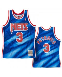 Dražen Petrović 3 New Jersey Nets 1990-91 Mitchell & Ness Swingman Trikot