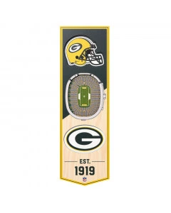 Green Bay Packers 3D Stadium Banner foto