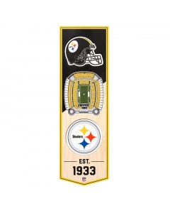 Pittsburgh Steelers 3D Stadium Banner foto