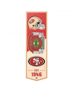 San Francisco 49ers 3D Stadium Banner foto