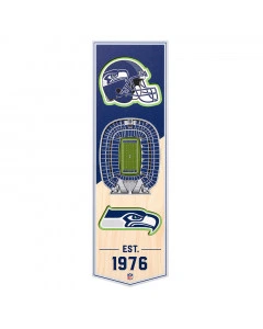 Seattle Seahawks 3D Stadium Banner 