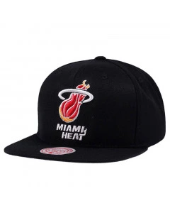 Miami Heats Mitchell & Ness Wool Solid Cap