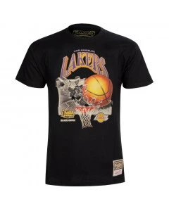 Los Angeles Lakers Mitchell & Ness Champions Print HWC majica 