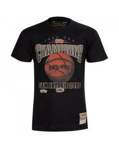 San Antonio Spurs Mitchell & Ness Champions Print HWC T-Shirt