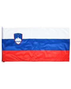 Slovenia bandiera 140x70 cm con tasca per asta 