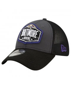 Baltimore Ravens New Era 39THIRTY Trucker 2021 NFL Official Draft kačket
