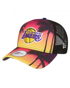 Los Angeles Lakers New Era Trucker Summer City cappellino 