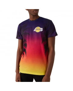 Los Angeles Lakers New Era Summer City Print T-Shirt 