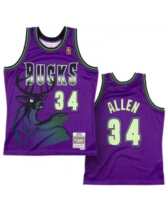Ray Allen Milwaukee Bucks 1996-97 Mitchell & Ness Reload 2.0 Swingman Trikot