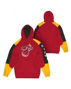 Miami Heat Mitchell & Ness Fusion pulover sa kapuljačom