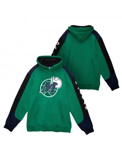 Dallas Mavericks Mitchell & Ness Fusion pulover s kapuco