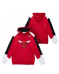 Chicago Bulls Mitchell & Ness Fusion pulover sa kapuljačom