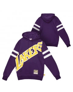 Los Angeles Lakers Mitchell & Ness Big Face 2.0 Substantial pulover s kapuco