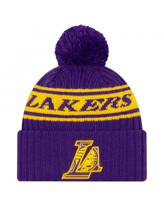 Los Angeles Lakers New Era 2021 NBA Official Draft cappello invernale