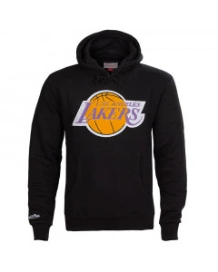Los Angeles Lakers Mitchell & Ness Chenille Logo maglione con cappuccio